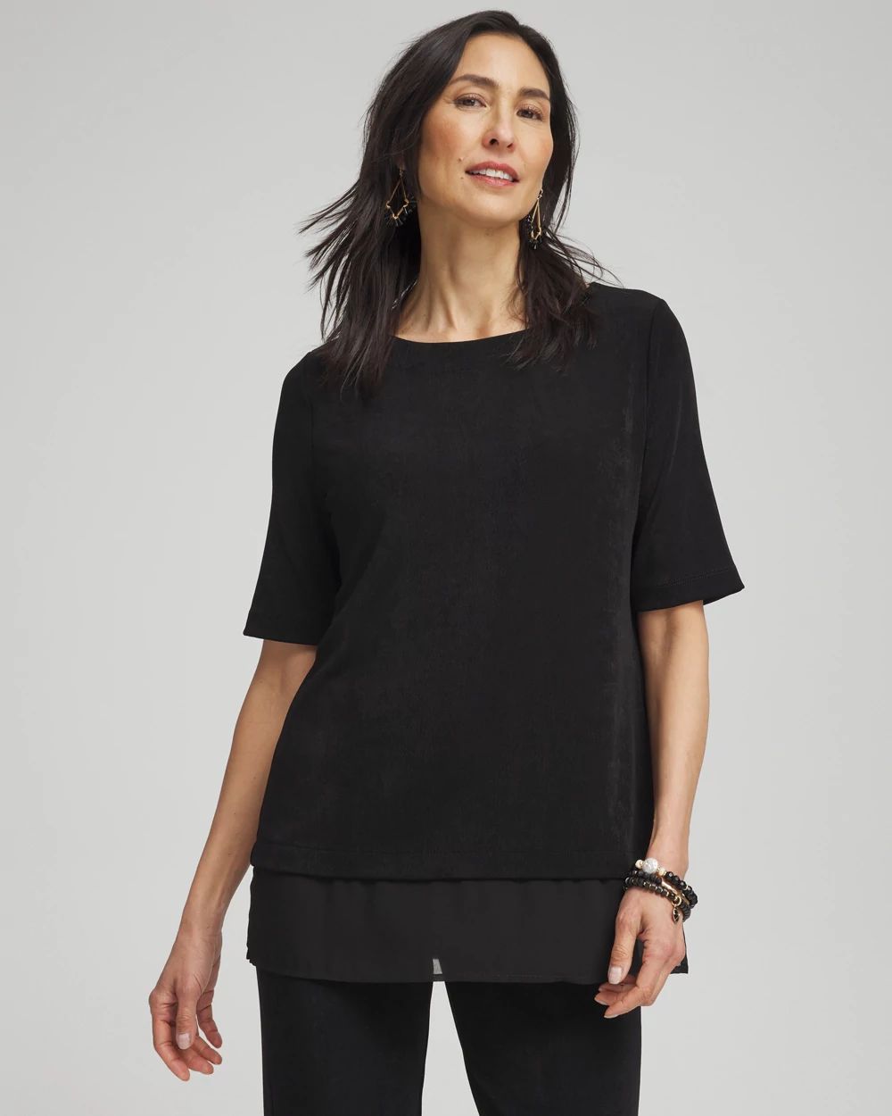 Travelers™ Chiffon Hem Top | Chico's